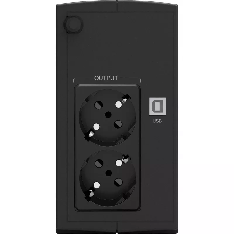 PowerWalker Basic VI 850 SB Line-Interactive 850VA 2 salidas CA Torre Negro SAI (Sistema de alimentación ininterrumpida) (10121067)