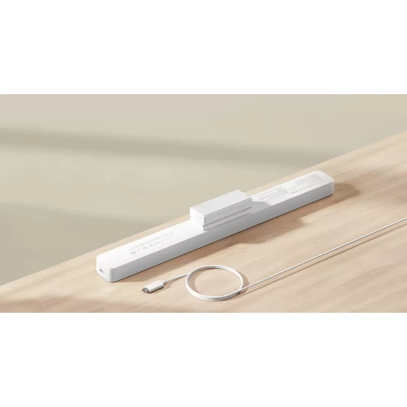 Lámpara de lectura magnética Xiaomi rectangular 5 W — blanca, 360×40×37 mm, batería, CRI 90, 4000 K