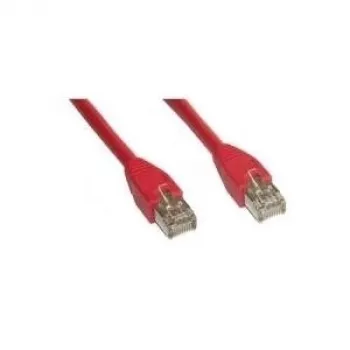 Wentronic Goobay Cable de red CAT 5e, SF/UTP, rojo, 2 m - mezcla de cobre CCA (68033)
