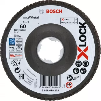 Bosch X-LOCK X571 BEST FOR METAL disco de amolar