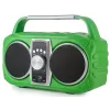Radio despertador PRIME3 Prime3 APR71GR Neon — despertador con radio FM y pantalla LED