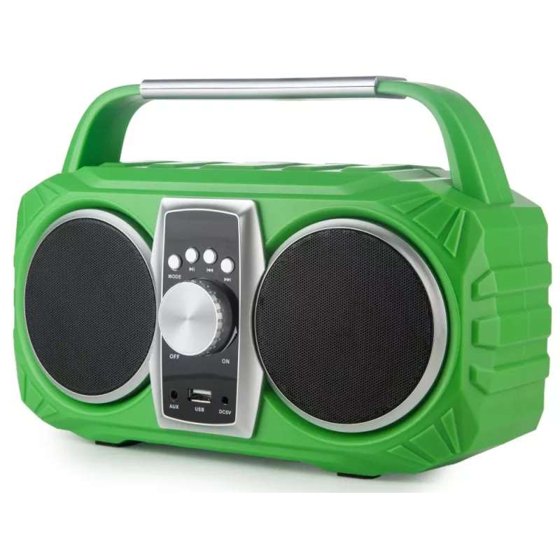 Radio despertador PRIME3 Prime3 APR71GR Neon — despertador con radio FM y pantalla LED