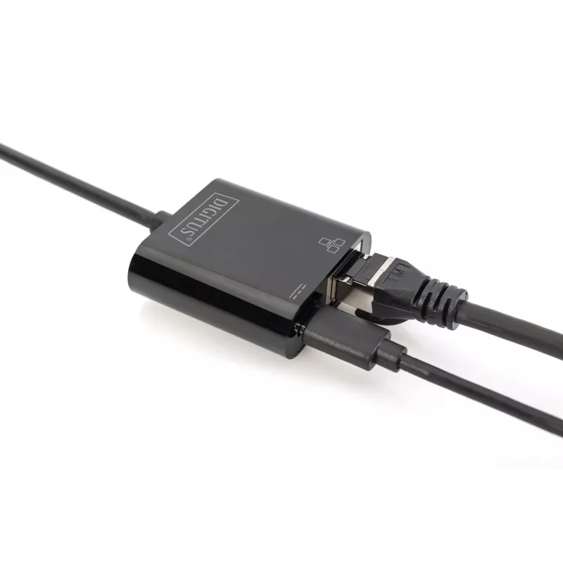 Adaptador USB Type-C Gigabit Ethernet Digitus DN-3027