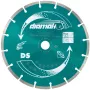 Makita Diamak - Disco de corte diamantado - para hormigón, mármol, pizarra, ladrillo blando, bloque de cemento - 115 mm (D-61123)