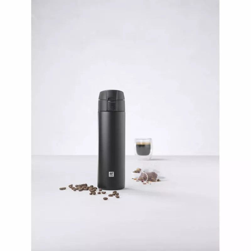 Taza de viaje Zwilling Thermo 39500-508-0 - 450 ml negra vaso isotérmico