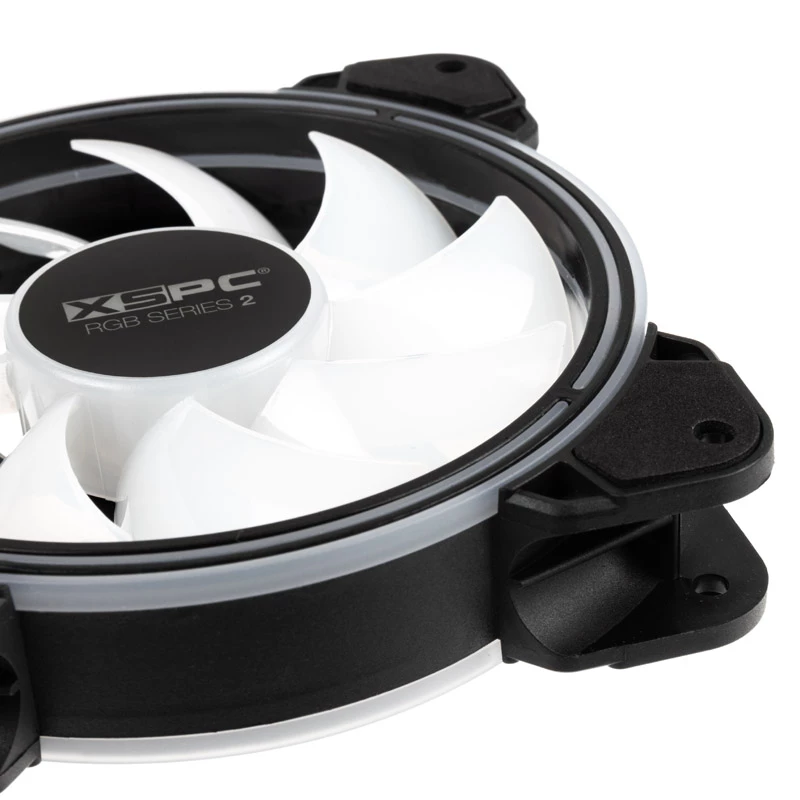 Ventilador para caja XSPC 120mm ARGB PWM, RGB Series 2, 120 mm
