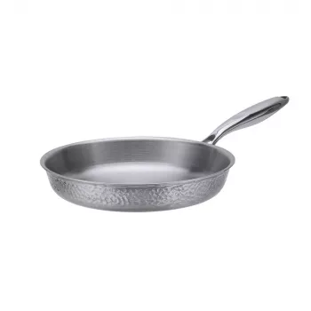 Sartén multiusos RESTO Crater redonda de acero inoxidable 24 cm
