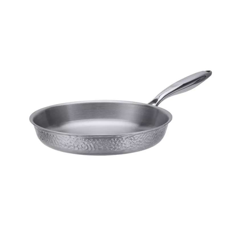Sartén multiusos RESTO Crater redonda de acero inoxidable 24 cm