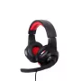 Auriculares gaming con cable GEMBIRD GHS-U-5.1-01 — Over-Ear, compatibilidad 5.1, 20–20.000 Hz, cable de 2 m, Rojo/Negro