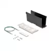 DeLOCK 67039 Soporte Keystone de 8 puertos, inclinable, para carril DIN o montaje en pared