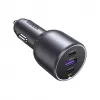 Ugreen Cargador rápido de coche 130W 3 puertos gris