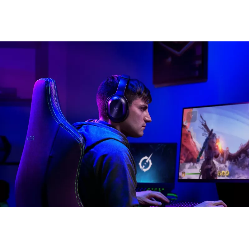 Auriculares Razer Barracuda Pro con cable e inalámbricos de diadema gaming USB Type-C Bluetooth negros