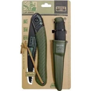 Cuchillo de mano BAHCO LAP-KNIFE, cuchillo plegable universal compacto, modelo LAP-KNIFE