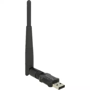 DeLock USB2.0 Dual Band WLAN ac/a/b/g/n Stick - Adaptador de red - USB2.0 - 802,11b, 802,11a, 802,11g, 802,11n, 802,11ac - Negro (12462)