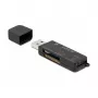 Lector de tarjetas DeLOCK SuperSpeed USB para SD Micro SD MS
