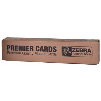 Zebra Premier Tarjetas de PVC, 30 mil (5 paquetes x 100)