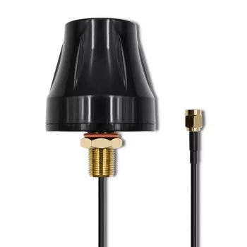 Antena 4G-LTE omnidireccional QOLTEC 57037, doble polarización, ganancia 5 dBi