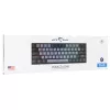 Teclado mecánico gaming White Shark Wakizashi GK-002721V2 — marco gris y negro, distribución US, switches azules