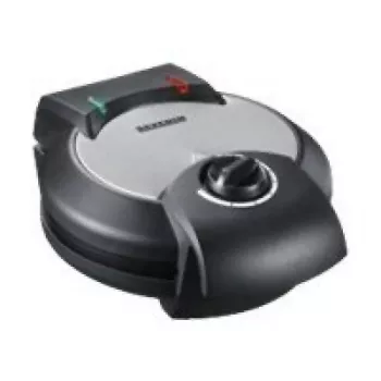 Severin WA 2103 gofrera para 4 gofres 1200 W negra, plateada