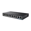 Switch PoE de red Reolink RLA-PS1 — 8 puertos PoE, presupuesto total 150W, IEEE 802.3af/at, 2x uplink Gigabit