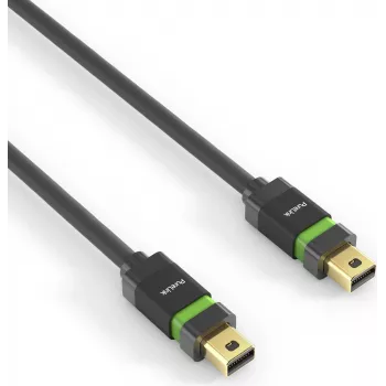 PureLink Ultimate Series ULS2200 - Cable DisplayPort - Mini DisplayPort (M) con bloqueo a Mini DisplayPort (M) con bloqueo - DisplayPort 1.2 - 1 m - Redondo, compatible con 4K 60 Hz