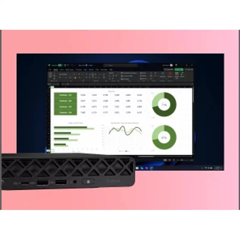 Ordenador HP ProDesk 4 Mini G1 U5-235T 16GB 512GB W11P WIFI6E USB-C 100W