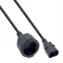 VALUE Cable de conexión de aparatos, negro 3,0m (19.99.1530)