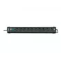 Brennenstuhl 1951100100 Regleta de enchufes 3 m 10 tomas interior negro
