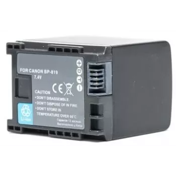 Batería Extra Digital BP-819 7,4 V 2100 mAh para cámaras Canon