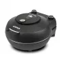 Horno de pizza G3FERRARI Pummarola — horno de sobremesa eléctrico, 1200 W, máx. Ø 28–31 cm, superficie de piedra, negro/plata