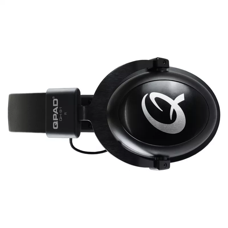 Auriculares QPAD QH-91 con cable, diadema, circumaurales, 15–25000 Hz, cable de 2 m, negro