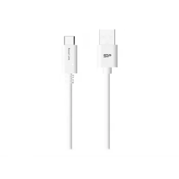 Cable USB Silicon Power Boost Link PVC LK10AC 1m USB A USB C Blanco