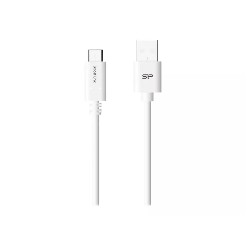 Cable USB Silicon Power Boost Link PVC LK10AC 1m USB A USB C Blanco