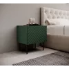Cama Meble ONDA 301462 mesita de noche, juego de 2 uds., 50×40×54 cm, verde