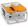 WAGO 221-612 - recto - 450 V - Naranja - Transparente - EN 60664