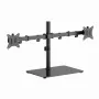 Soporte de monitor de escritorio Gembird MS-D2ST-01 para 2 pantallas, hasta 32 pulgadas, VESA 75x75–100x100, carga máx. 18 kg, negro