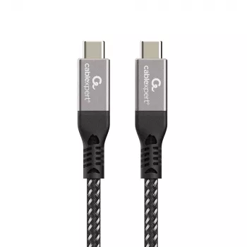 Cable USB-C a USB-C GEMBIRD CCBP-USB4-CMCM240 1,5 m, USB4 Gen 3x2, 40 Gbit/s, 240 W, negro