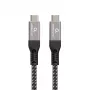 Cable USB-C a USB-C GEMBIRD CCBP-USB4-CMCM240 1,5 m, USB4 Gen 3x2, 40 Gbit/s, 240 W, negro