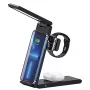 Cargador inalámbrico con lámpara 3 en 1 15W de usams modelo CD181WXC01 negro