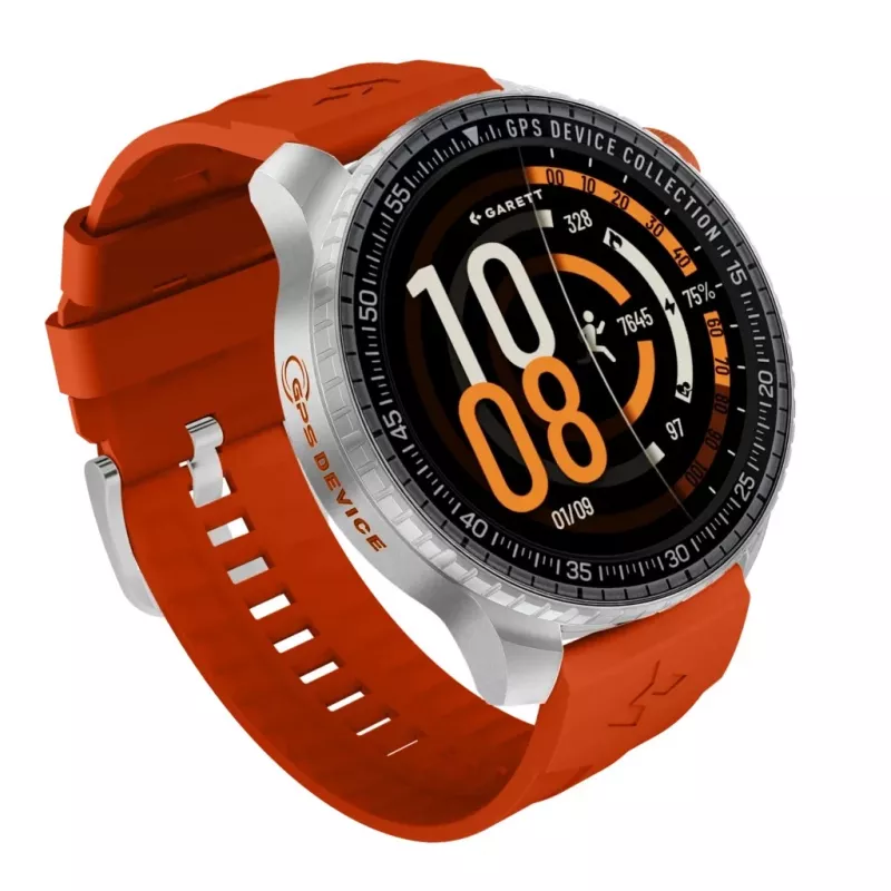 Smartwatch Garett Compass GPS plata — Smartwatch Garett Compass GPS, plata