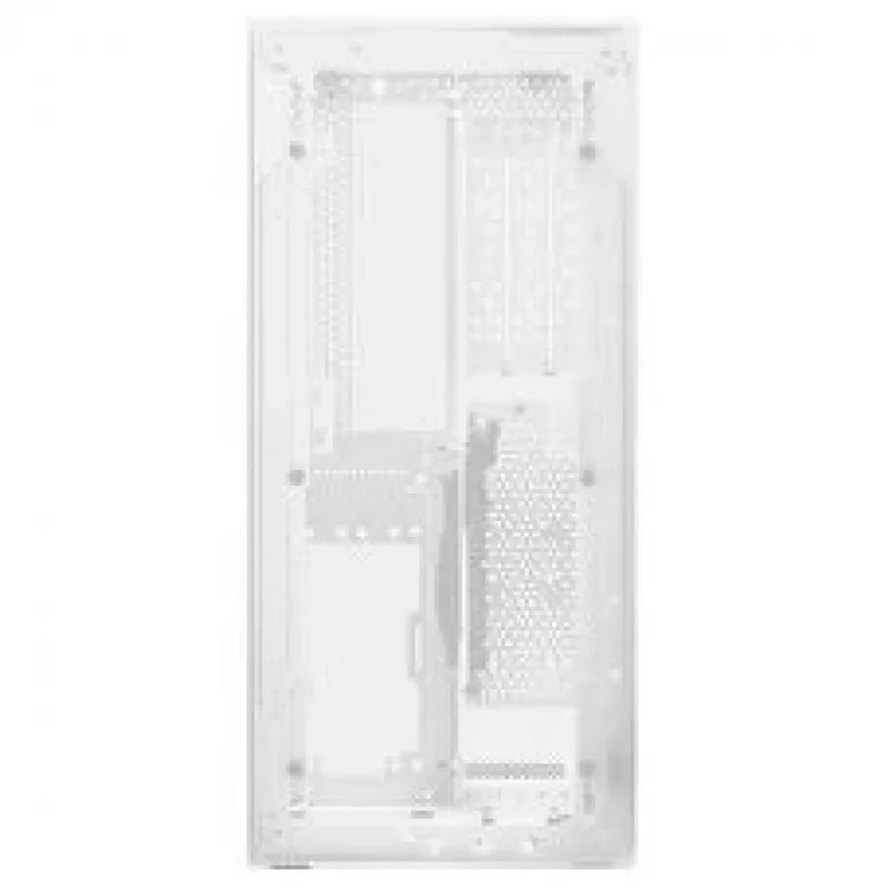 Caja de PC Mini-ATX ssupd Meshroom S V2, blanca, paneles de malla, compatible con placa base ATX y PCIe 5.0