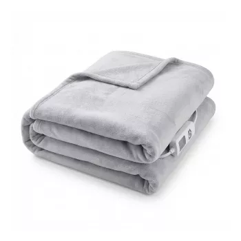 Medisana HB 416 manta eléctrica suave, gris claro