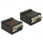 Conector DeLOCK 2xDB9 87713 negro