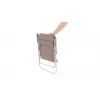 Silla de camping Outwell Blackpool Toffee Tint – 2 patas, capacidad de carga 120 kg, 3,3 kg, 56 cm de ancho, marrón