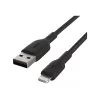 Cable Lightning Belkin CAA002BT3MBK 3 m negro