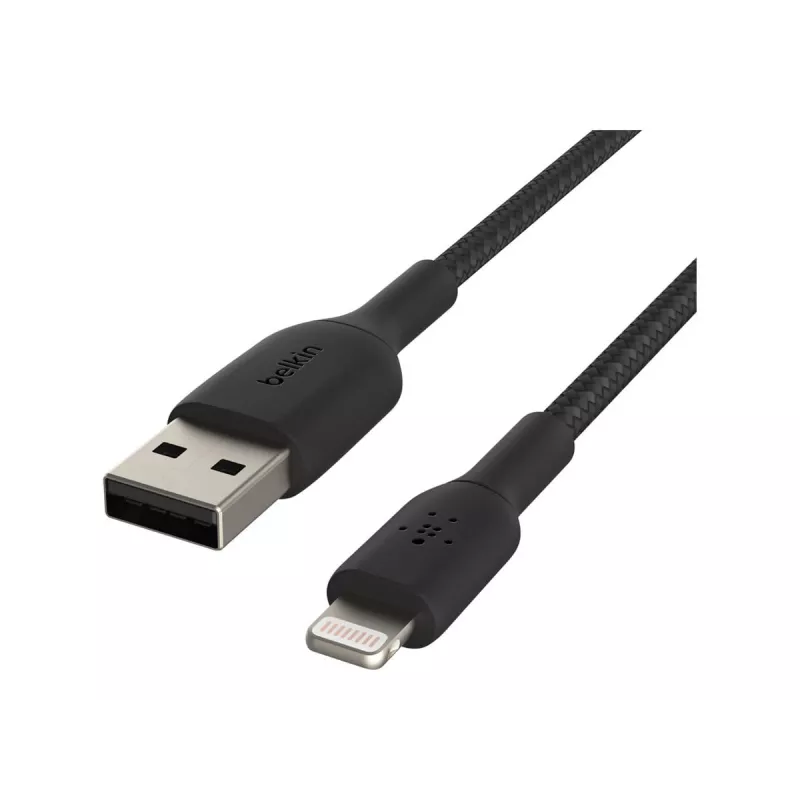 Cable Lightning Belkin CAA002BT3MBK 3 m negro