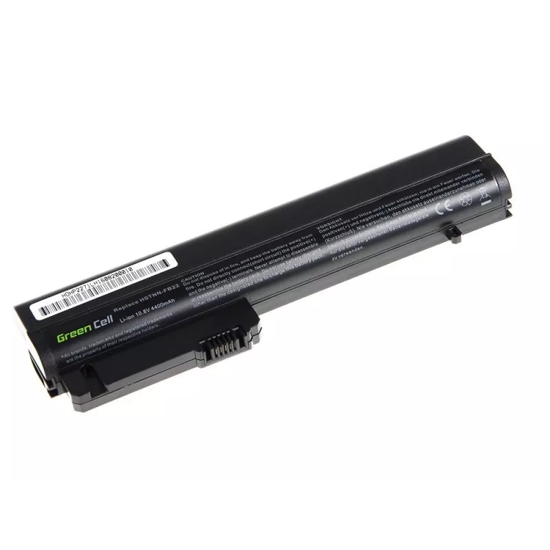 Green Cell - Batería para portátil (equivalente a: HP RW556AA, HP HSTNN-C48C) - Ión de litio - 6 celdas - 4400 mAh - Negro - para HP 2510p, Business Notebook nc2400, EliteBook 2530p,