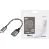 LogiLink adaptador USB 3.2 Gen1 Type-C C/M a USB-A/F OTG aluminio 0,15 m