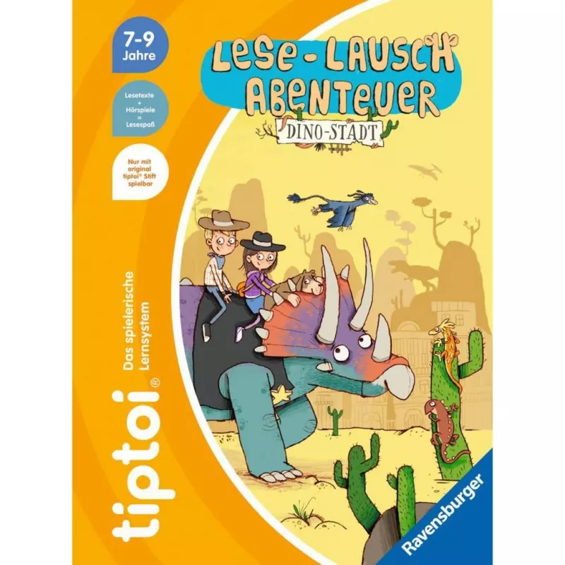 tiptoi Aventura de lectura y escucha: Ciudad Dino, libro educativo