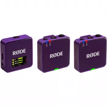 RØDE Wireless GO III Morado – sistema de micrófono inalámbrico (morado)